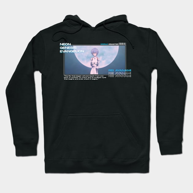 Rei Ayanami Hoodie by Sayan Graphic